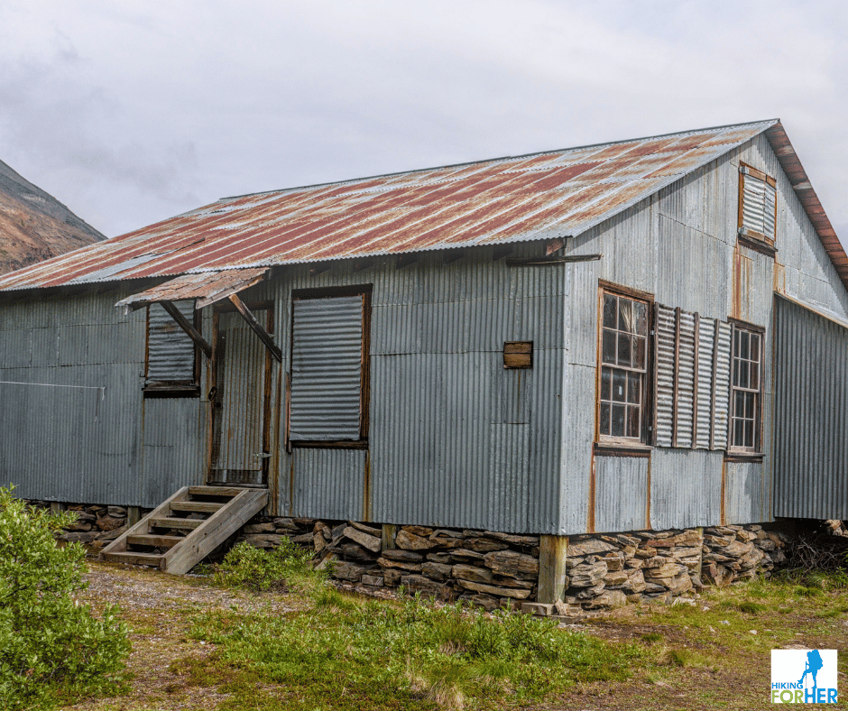 Bremner Mines public use cabin in Wrangell St. Elias