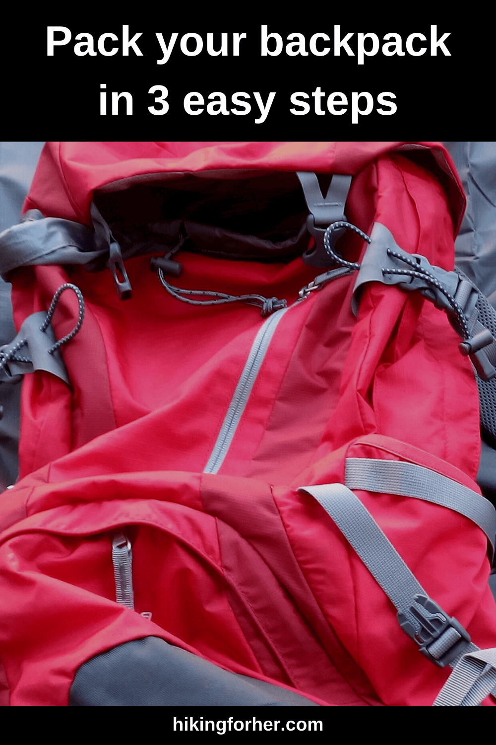 Ce qu'il faut emporter pour un voyage en sac à dos - PackYourBackpack3StepsPinR