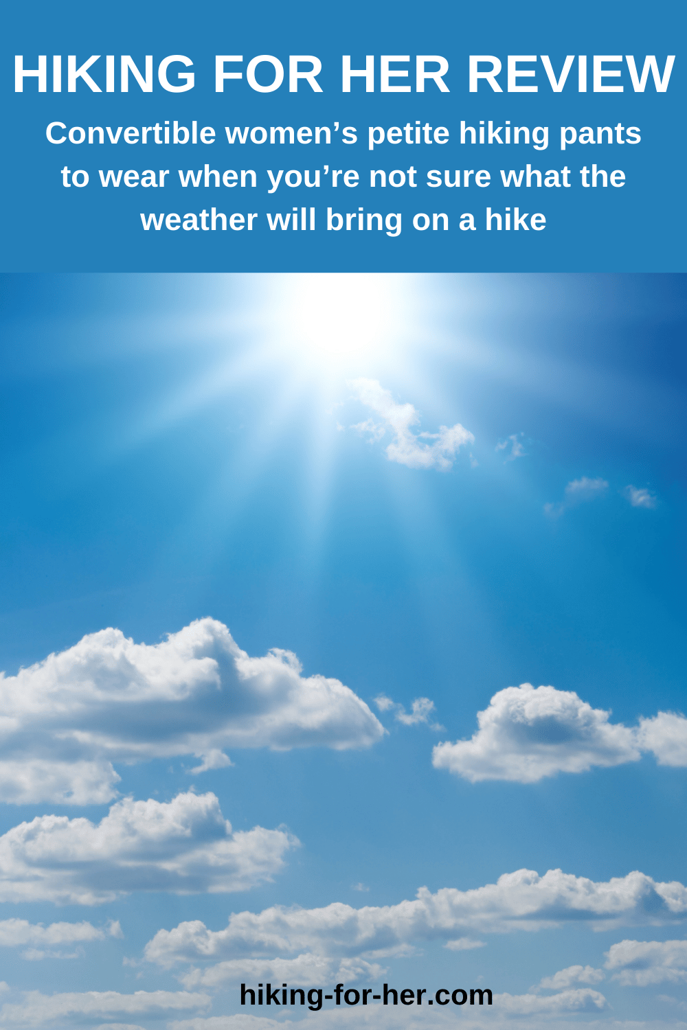 Hiking For Her womens petite hiking pants review of REI Co-op Sahara convertible pants