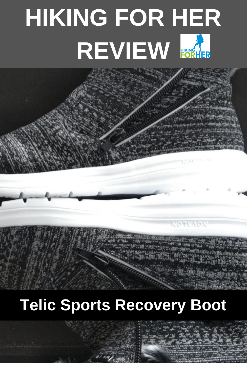 Telic Sports Recovery Boot review from Hiking For Her #Telicreview #bootreview #recoveryboot #hikingforher