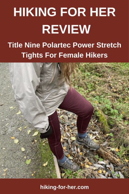 Title Nine Power Stretch Tights Review For Hikers