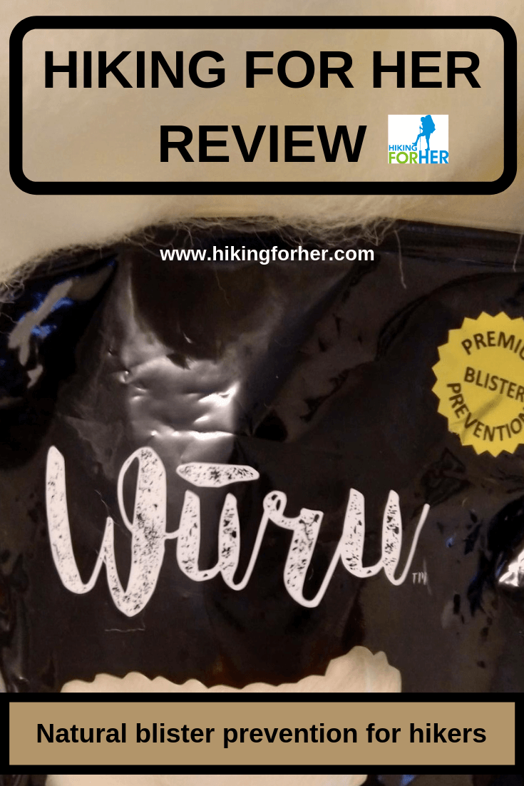 Natural blister prevention using wool is a great approach to happy feet on a hike. Read Hiking For Her's review of WURU wool. #backpacking #hiking #footcare #blisters #preventblisters