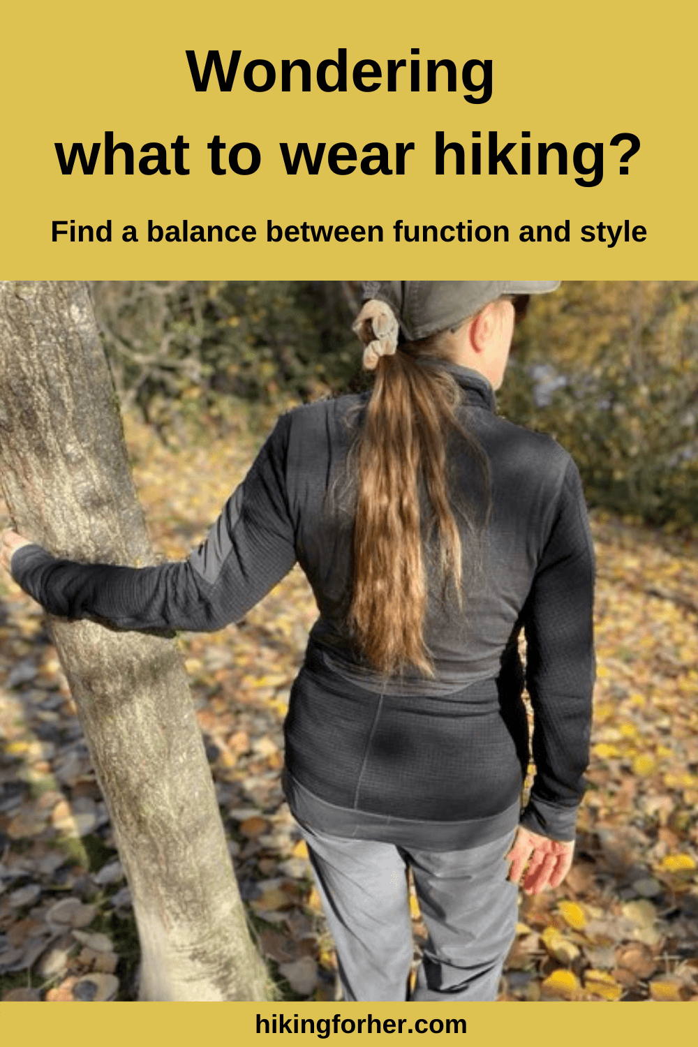 Modest hiking clothes shop