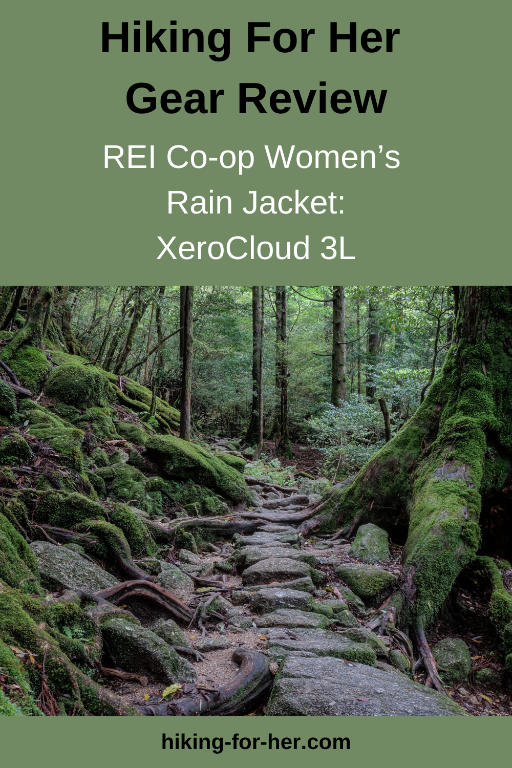 Hiking For Her Gear Review: REI Co-op's XeroCloud rain jacket