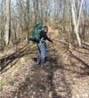 Backpacking the Ice Age Trail in Kettle Moraine North State Forest - Wisconsin - March 2012