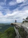 Rocking a skirt on McAffee’s Knob